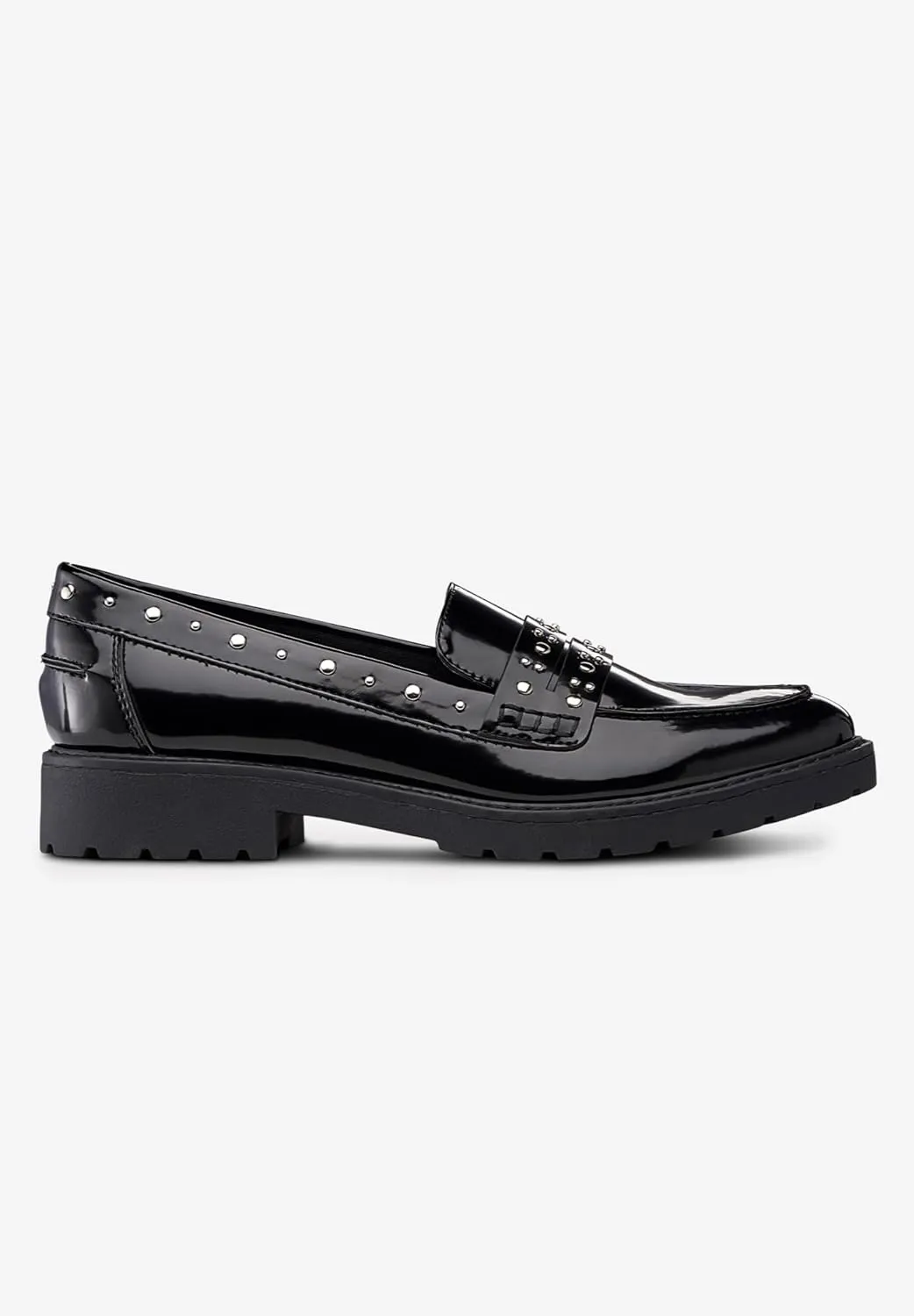 Women's Wide Width Studded Loafer